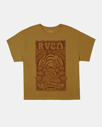 6 Swirl T-Shirt Brown AVJZT00869 RVCA