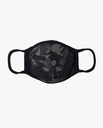 0 RVCA Face Mask Brown AVYAA00119 RVCA