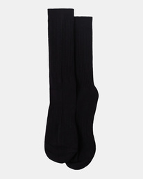 1 2 Pack Sport Vent Cushion Crew Socks Black AVYAA00180 RVCA