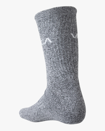 5 2 Pack Basic Logo Crew Socks Red AVYAA00181 RVCA