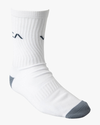 2 2 Pack RVCA Striped Crew Socks Blue AVYAA00183 RVCA
