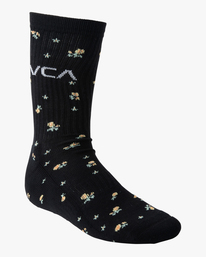 0 2 Pack RVCA Tossed Crew Socks  AVYAA00185 RVCA