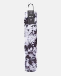 2 2 Pack Tie-Dye Crew Socks Black AVYAA00187 RVCA