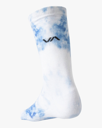 5 2 Pack Tie-Dye Crew Socks Blue AVYAA00187 RVCA