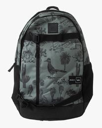 0 Curb Skate 29 L Skate Backpack Green AVYBP00119 RVCA