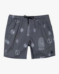 0 Barnes Elastic Boardshorts 17" Black AVYBS00115 RVCA