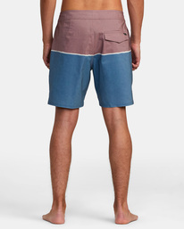 rvca, County Boardshorts 18", MALLARD BLUE (bqh0) COUNTY TRUNK AVYBS00120