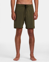 1 VA Pigment Boardshorts 18" Green AVYBS00131 RVCA
