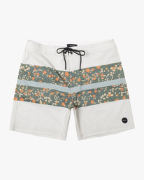 0 Westport Print Boardshorts 17" Silver AVYBS00135 RVCA