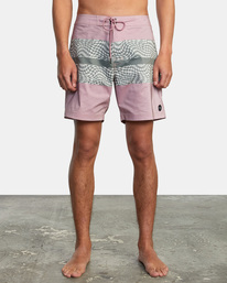 1 Westport Print Boardshorts 17" Purple AVYBS00135 RVCA