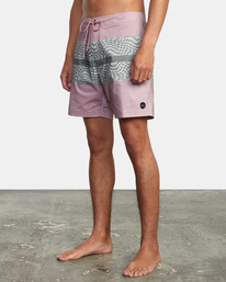 4 Westport Print Boardshorts 17" Purple AVYBS00135 RVCA