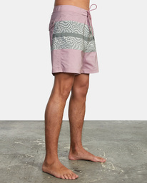 6 Westport Print Boardshorts 17" Purple AVYBS00135 RVCA