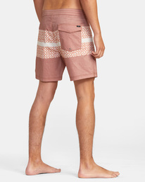 5 Westport Print Boardshorts 17" Orange AVYBS00135 RVCA