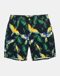 rvca, VA Elastic Waist Boardshorts 17", PARROT (gpp0) VA ELASTIC SHORT AVYBS00147