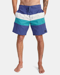 1 Noble 2 Boardshorts 18" Blue AVYBS00153 RVCA