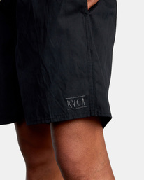 3 Opposites Elastic Waist 2 Boardshorts 17" Black AVYBS00162 RVCA