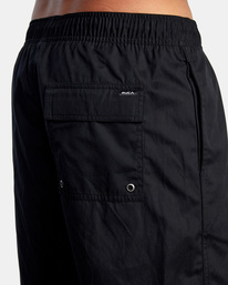 8 Opposites Elastic Waist 2 Boardshorts 17" Black AVYBS00162 RVCA