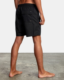 5 Opposites Elastic Waist 2 Boardshorts 17" Black AVYBS00162 RVCA