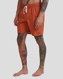 4 Opposites Elastic Waist 2 Boardshorts 17" Multicolor AVYBS00162 RVCA