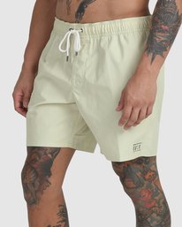 5 Opposites Elastic Waist 2 Boardshorts 17" Green AVYBS00162 RVCA