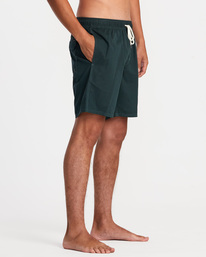 6 Opposites Elastic Waist 2 Boardshorts 17" Green AVYBS00162 RVCA