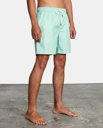 4 Opposites Elastic Waist 2 Boardshorts 17" Green AVYBS00162 RVCA
