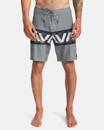 1 VA Banded Boardshorts 18" Green AVYBS00189 RVCA