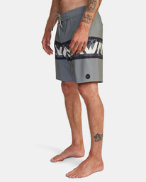 4 VA Banded Boardshorts 18" Green AVYBS00189 RVCA