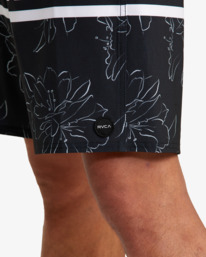 7 VA Banded Boardshorts 18" Black AVYBS00189 RVCA