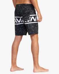 5 VA Banded Boardshorts 18" Black AVYBS00189 RVCA