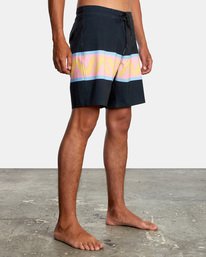 6 VA Banded Boardshorts 18" Black AVYBS00189 RVCA