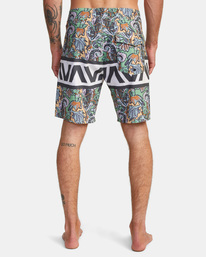 2 VA Banded Boardshorts 18" Blue AVYBS00189 RVCA