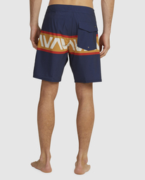 2 VA Banded Boardshorts 18" Blue AVYBS00189 RVCA