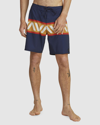 1 VA Banded Boardshorts 18" Blue AVYBS00189 RVCA