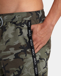7 VA Standard Issue Elastic Boardshorts 17" Brown AVYBS00201 RVCA