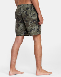 5 VA Standard Issue Elastic Boardshorts 17" Brown AVYBS00201 RVCA