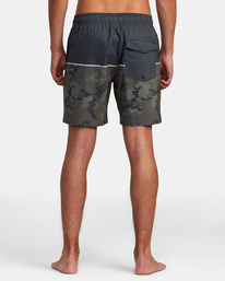 rvca, County Elastic Waist Boardshorts 17", CAMO (cam) COUNTY ELASTIC SHORT AVYBS00203