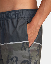 8 County Elastic Boardshorts 17” Brown AVYBS00203 RVCA