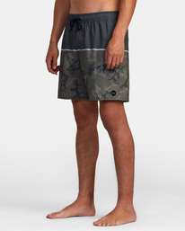 4 County Elastic Boardshorts 17” Brown AVYBS00203 RVCA
