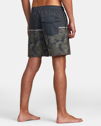 5 County Elastic Boardshorts 17” Brown AVYBS00203 RVCA
