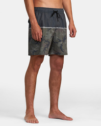 6 County Elastic Boardshorts 17” Brown AVYBS00203 RVCA