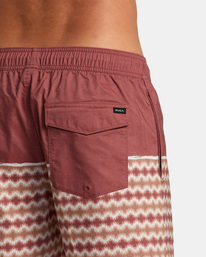 8 County Elastic Waist Boardshorts 17" Orange AVYBS00203 RVCA