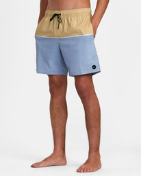 4 County Elastic Waist Boardshorts 17" Beige AVYBS00203 RVCA