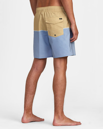 5 County Elastic Waist Boardshorts 17" Beige AVYBS00203 RVCA