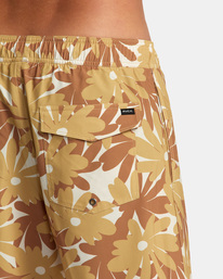 8 VA Pigment Elastic Waist Boardshorts 17" Beige AVYBS00204 RVCA