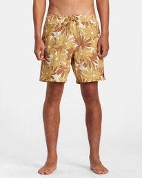 1 VA Pigment Elastic Waist Boardshorts 17" Beige AVYBS00204 RVCA