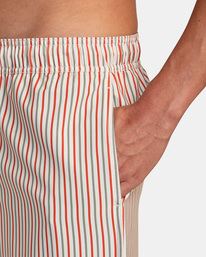 8 VA Pigment Elastic Waist Boardshorts 17" Beige AVYBS00204 RVCA