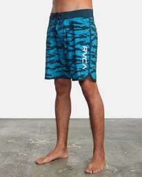4 Zak Noyle Eastern Boardshorts 18” Blue AVYBS00205 RVCA
