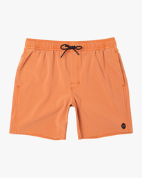 0 VA Pigment Elastic Waist Boardshorts 17" Brown AVYBS00207 RVCA