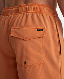 9 VA Pigment Elastic Waist Boardshorts 17" Brown AVYBS00207 RVCA
